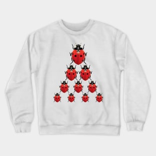 Ladybug formation, pincer movement Crewneck Sweatshirt